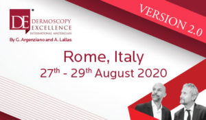 Dermoscopy Excellence 2020 Agosto | Segreteria organizzativa: MEETER CONGRESSI | International Masterclass | Roma, 27-29 Agosto 2020